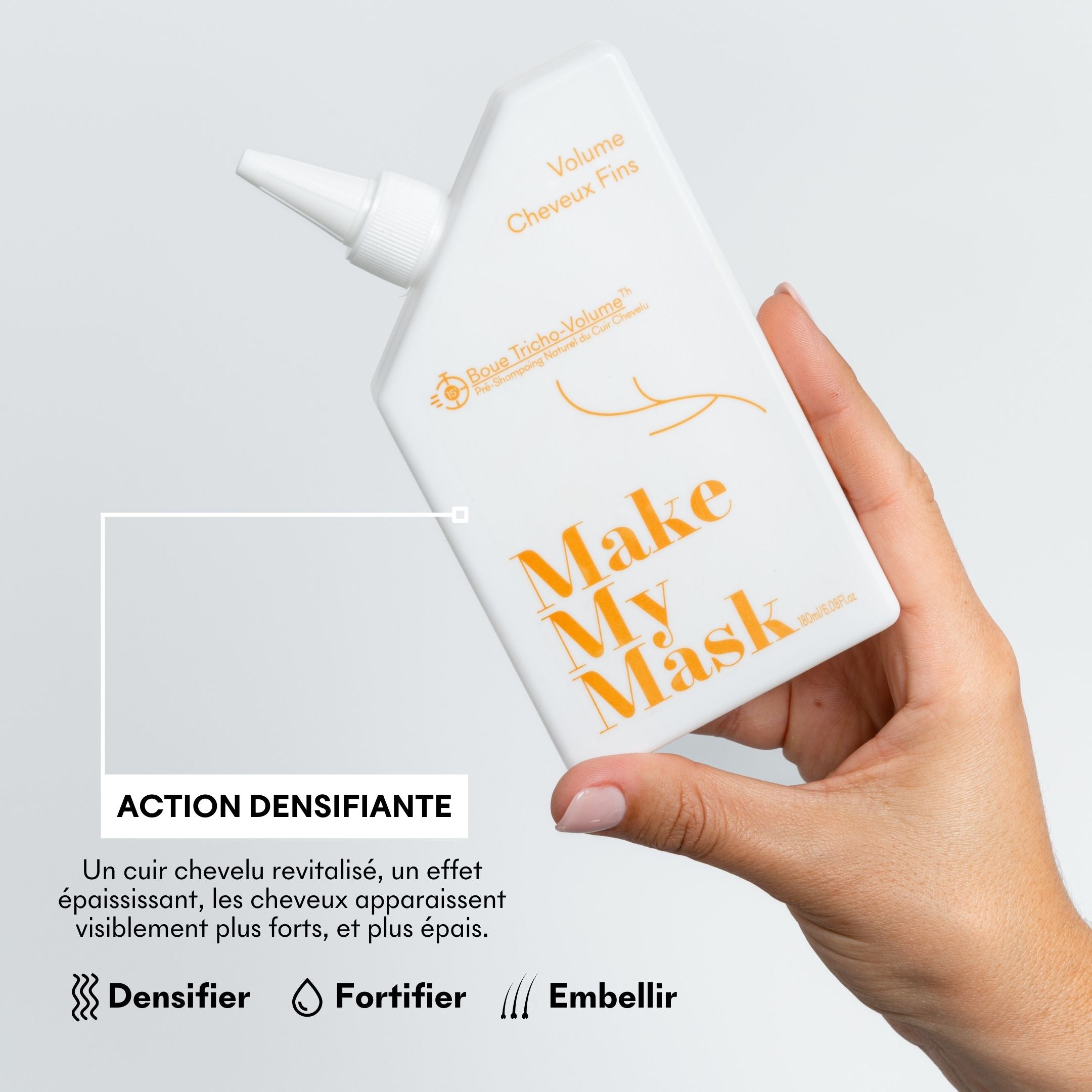 Densifying action for fine hair