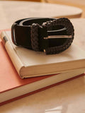 WIDE BLACK BELT ADELE PETITE MENDIGOTE