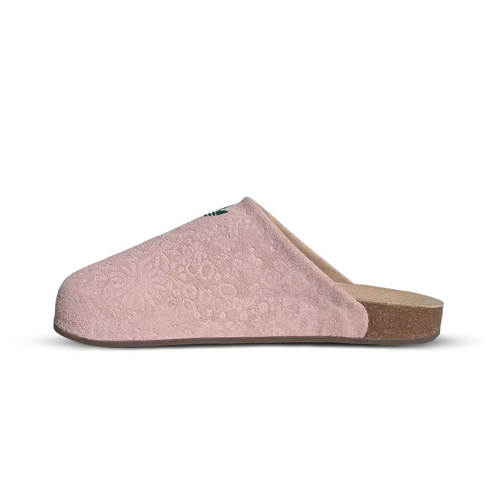 Adidas - Liberty London Sandy Pink Green Adimule Slides Shoes - Pink