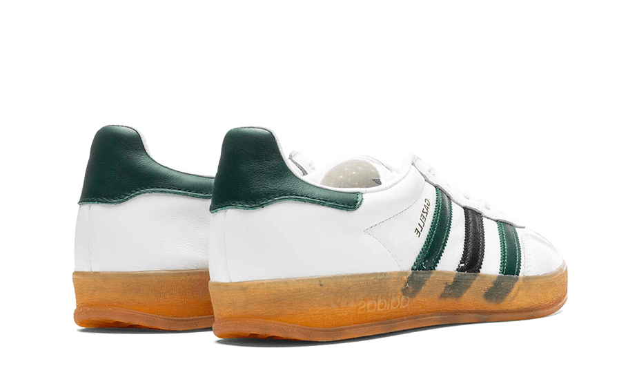 Gazelle Indoor White Collegiate Green - Blanc