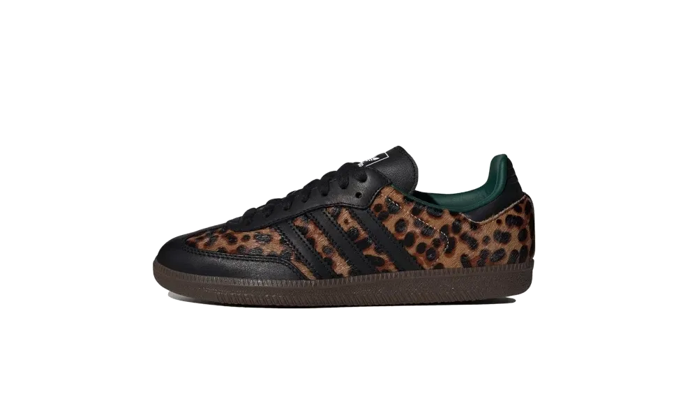 Samba Green Leopard - Noir
