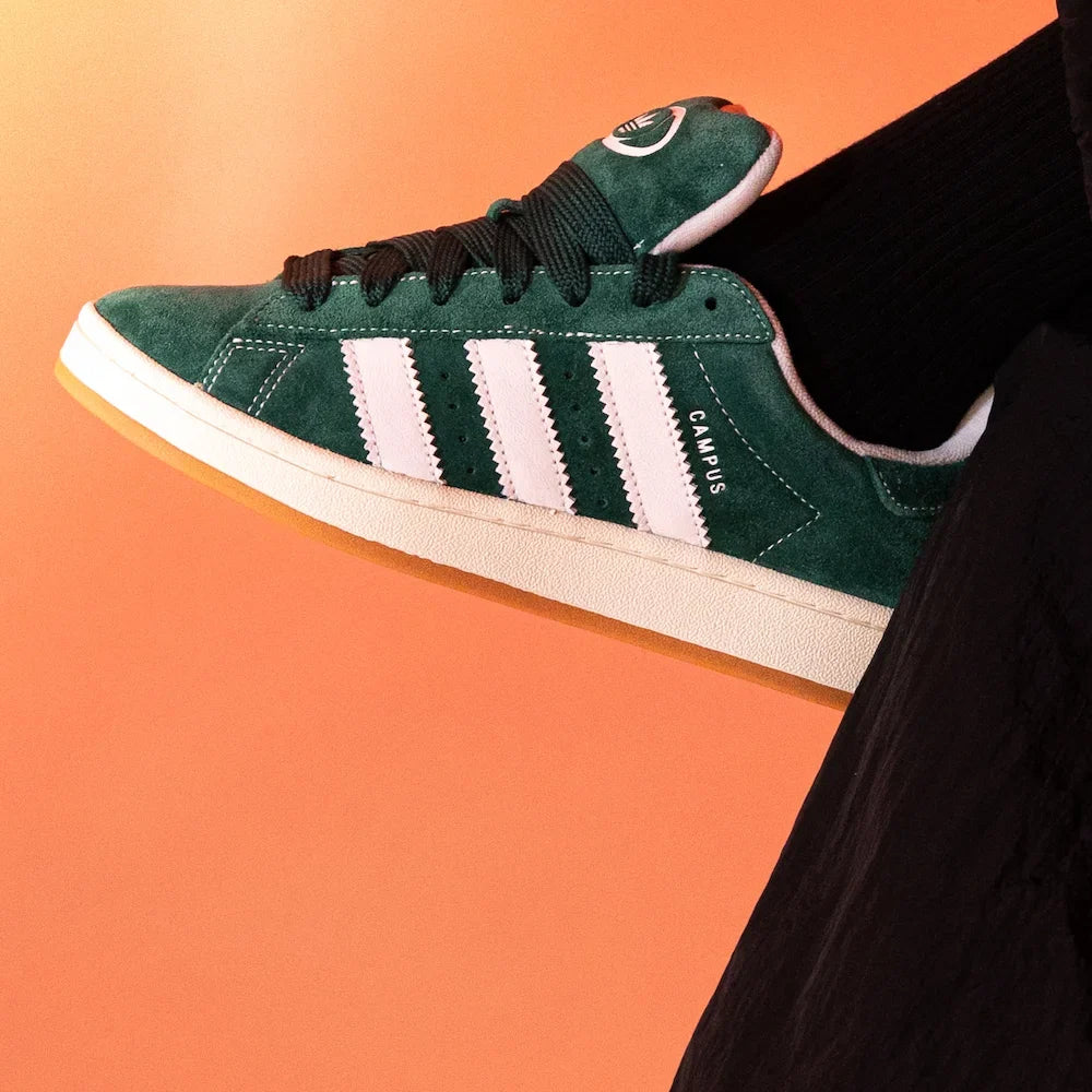 Campus 00S Dark Green Cloud White - Vert
