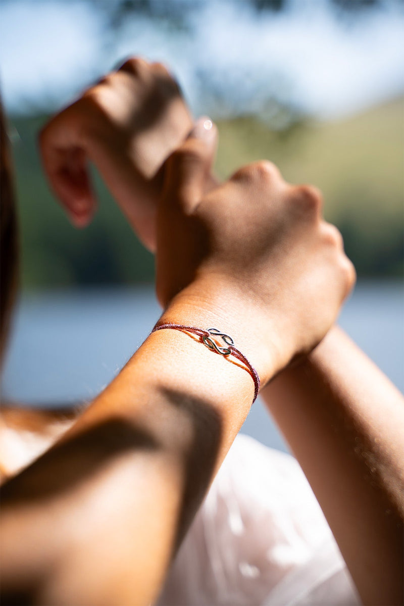 Bracelet Adra - Rose Claire Pailleté