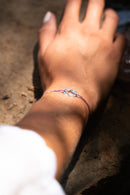 Bracelet Adra - Rose Claire Pailleté