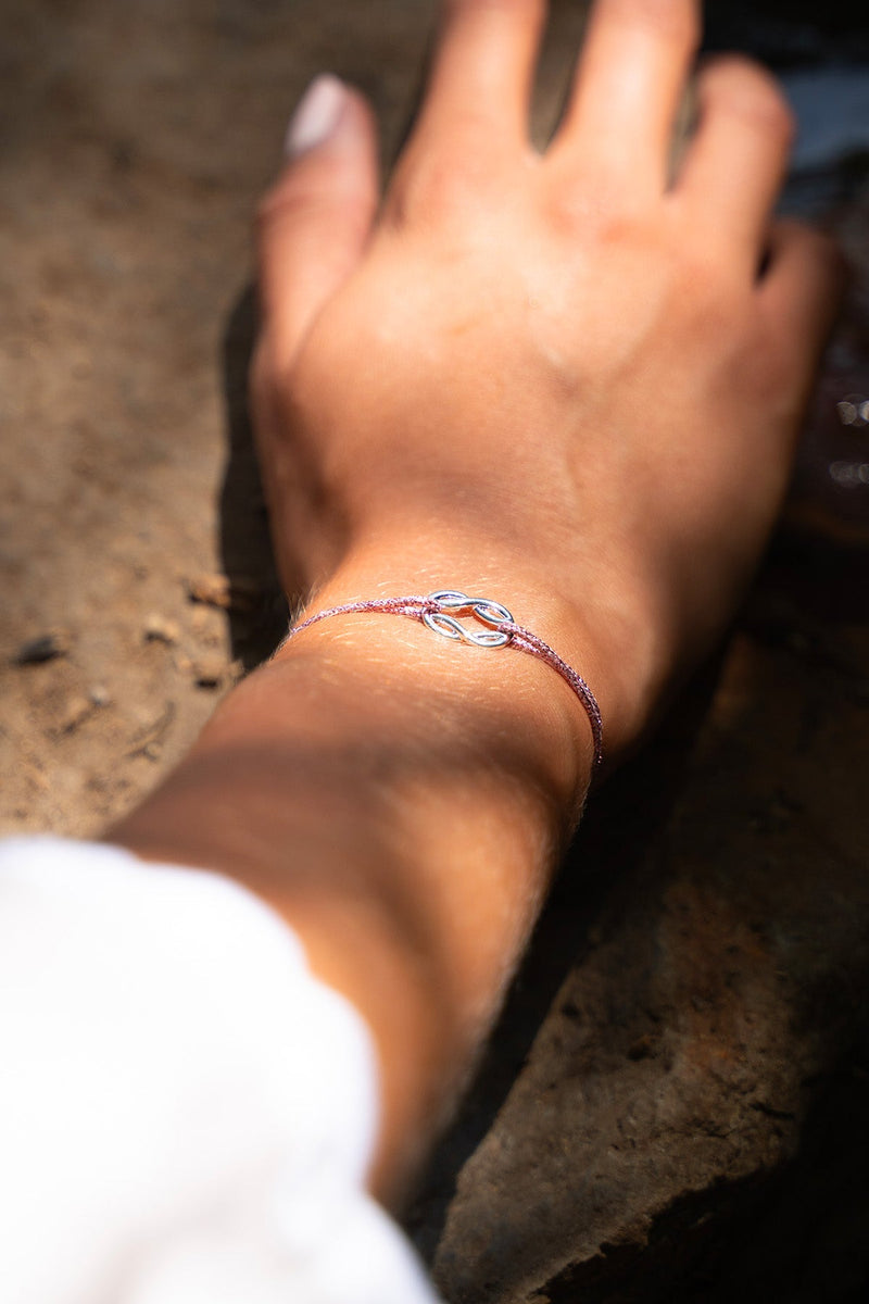 Bracelet Adra - Rose Claire Pailleté