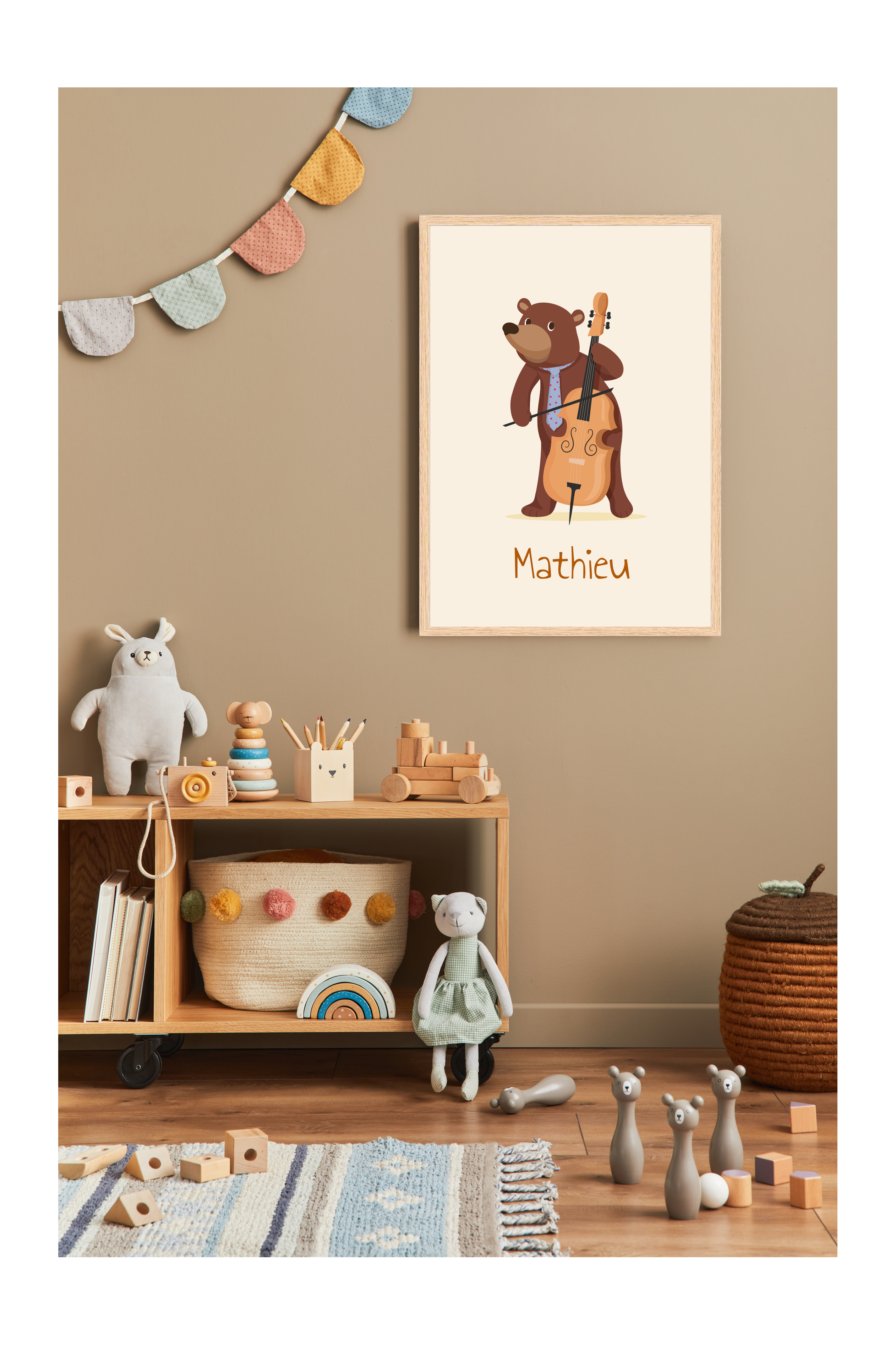 Affiches Personnalisées - Animaux Musiciens