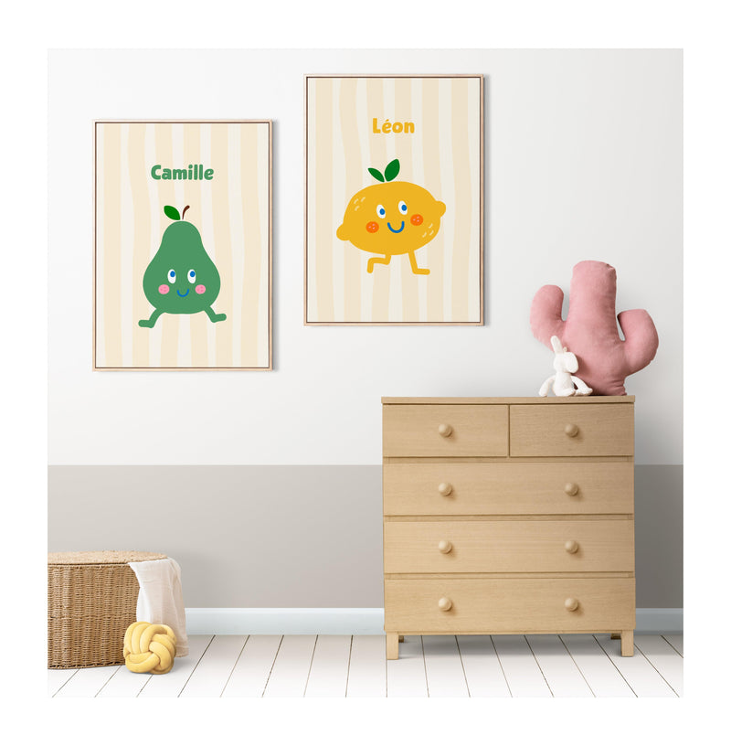 Affiches Personnalisées - Fruits