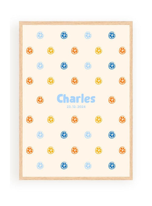 Affiches Personnalisées - Motif Citrons