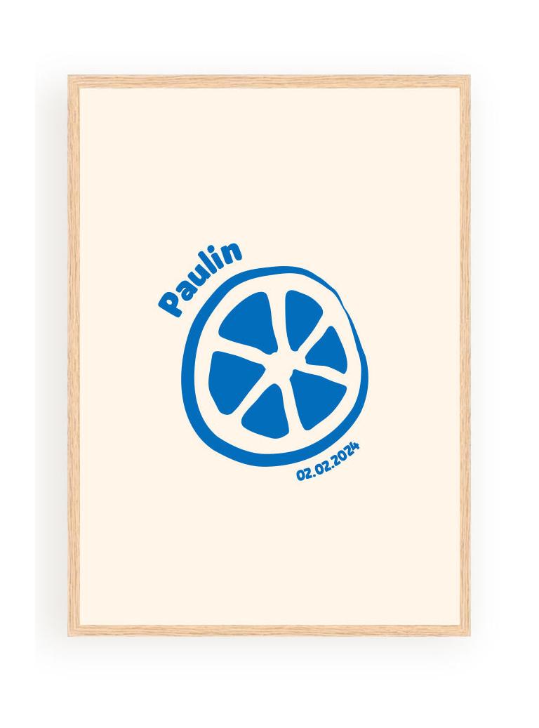 Affiches Personnalisées - Minimaliste Citron