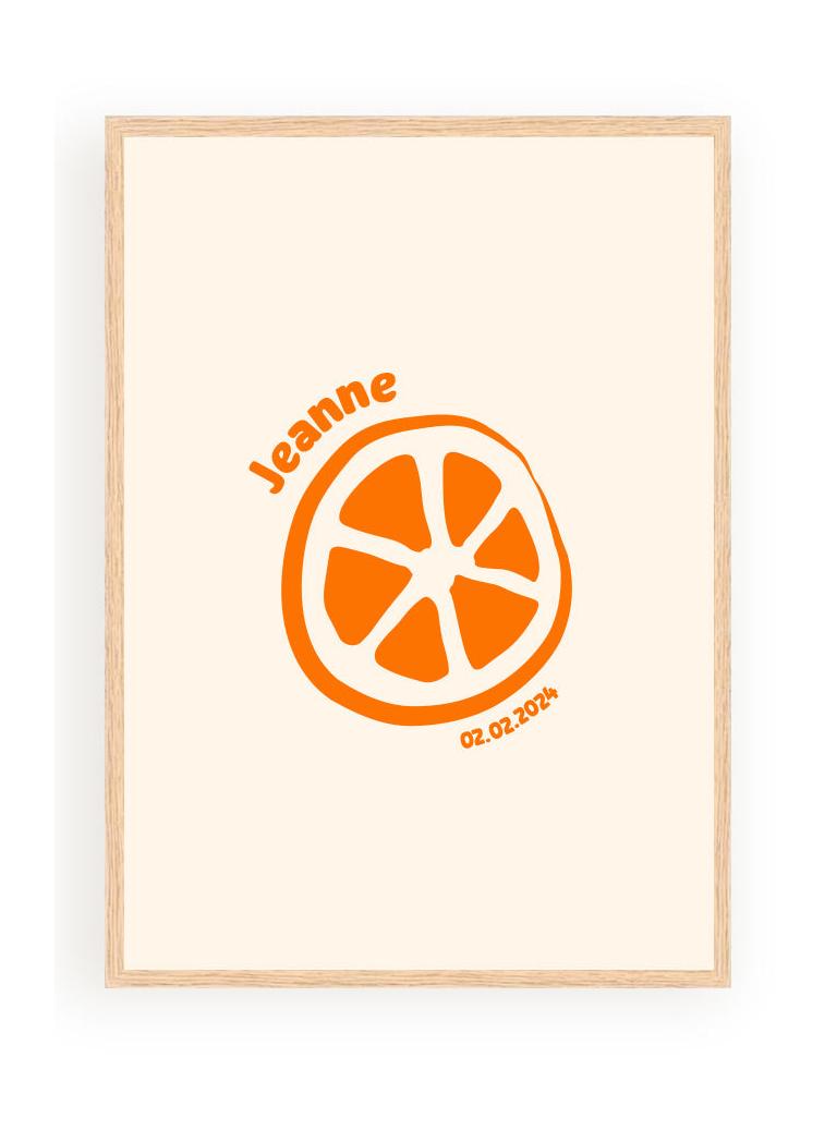 Affiches Personnalisées - Minimaliste Citron