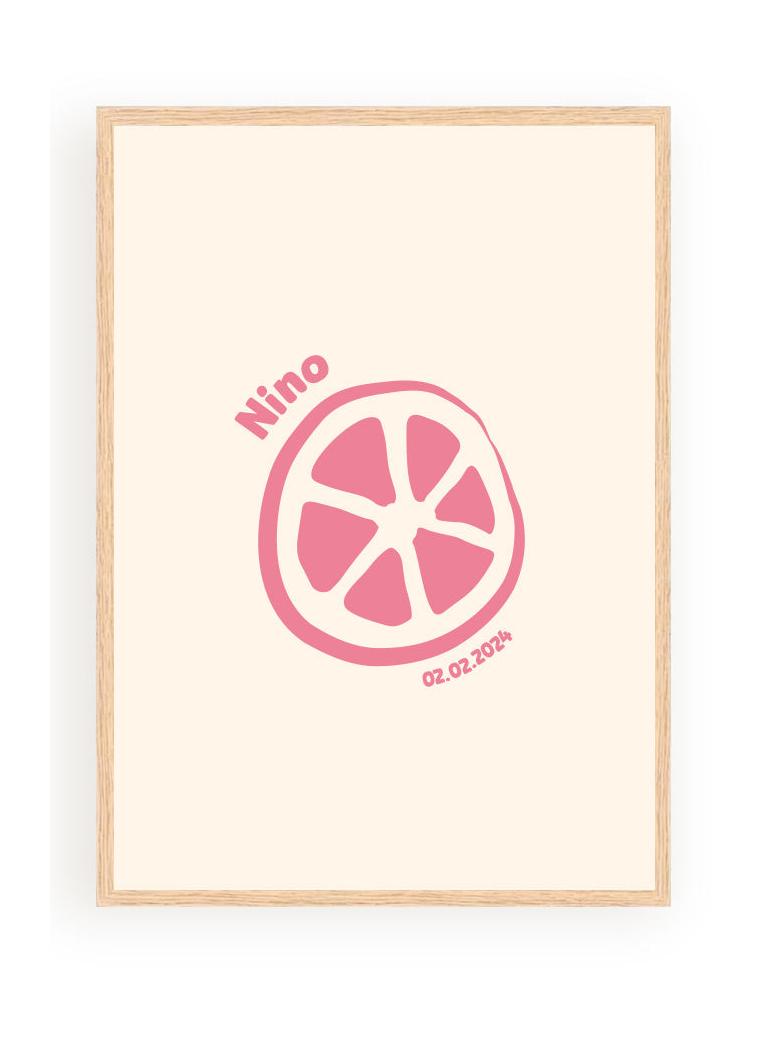 Affiches Personnalisées - Minimaliste Citron