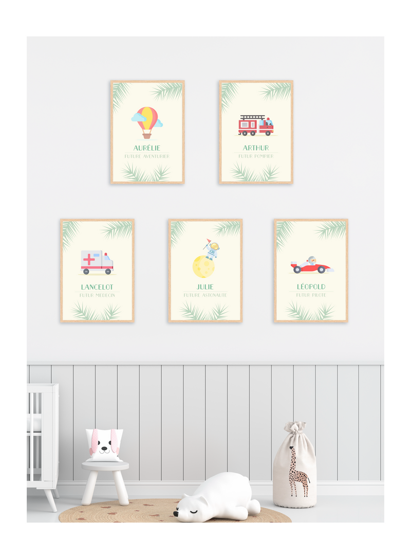 Affiches Personnalisées - Métiers