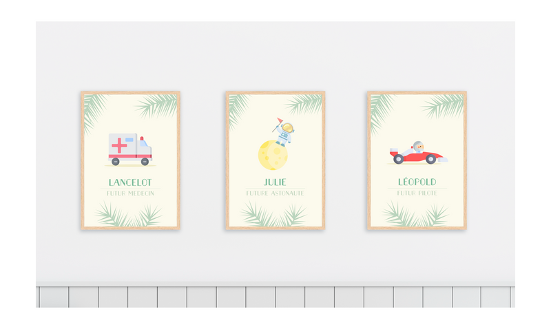 Affiches Personnalisées - Métiers