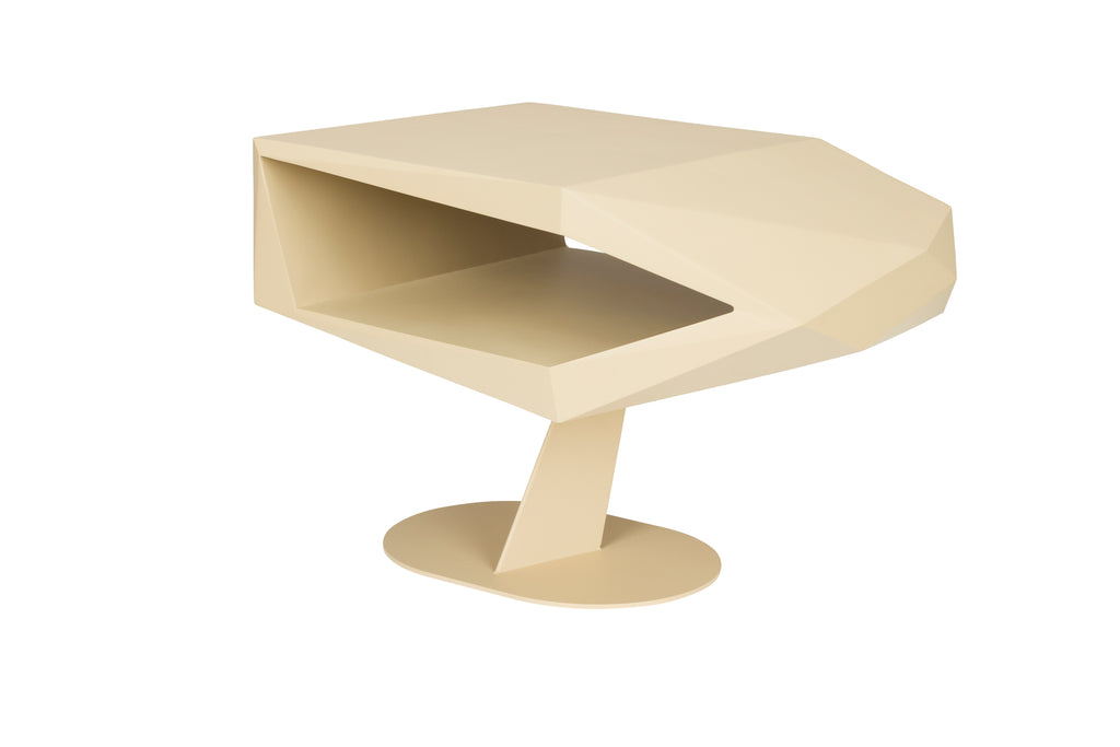 North - Side Table - Resin - Beige