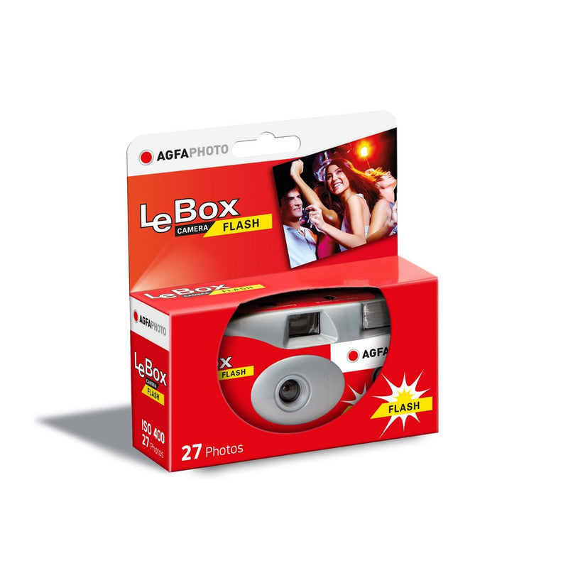 Appareil Photo Jetable - Agfaphoto Lebox Flash - 27 Photos Couleur