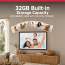 Cadre Numérique Wifi 32 Pouces - Frameo - Agfaphoto