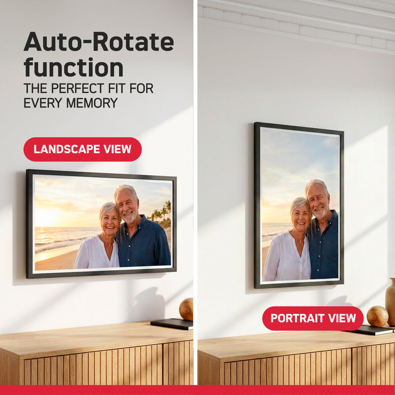 Cadre Numérique Wifi 32 Pouces - Frameo - Agfaphoto