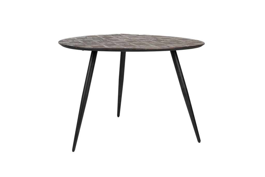 Webster Round - Dining Room Table - Teak - Brown