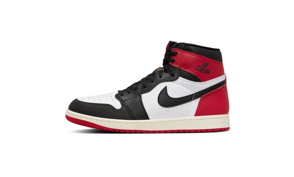 Air Jordan - Air Jordan 1 High Og Black Toe Reimagined - Noir