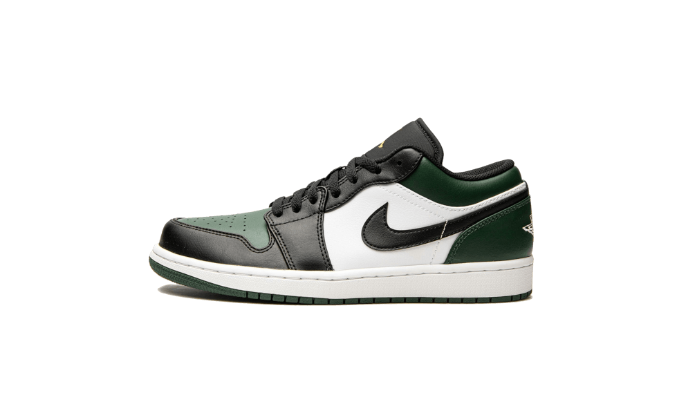 Air Jordan 1 Low Green Toe - Vert
