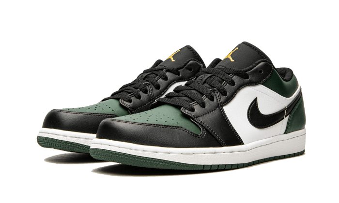 Air Jordan 1 Low Green Toe - Vert