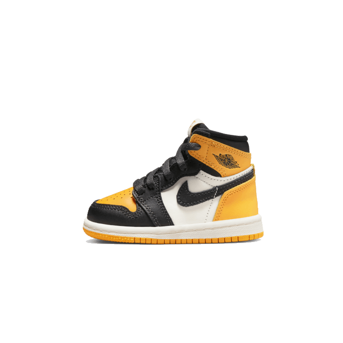 Air Jordan - Air Jordan 1 Retro High Og Zapatillas de deporte para bebé con punta amarilla (Td) - Amarillo