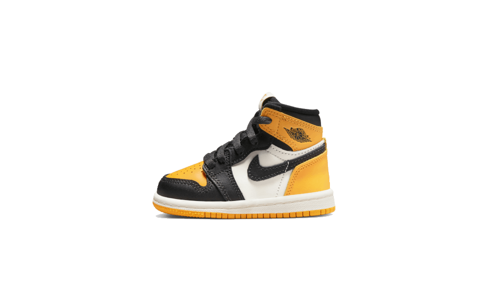 Air Jordan 1 Retro High Og Yellow Toe Bébé (Td) - Jaune