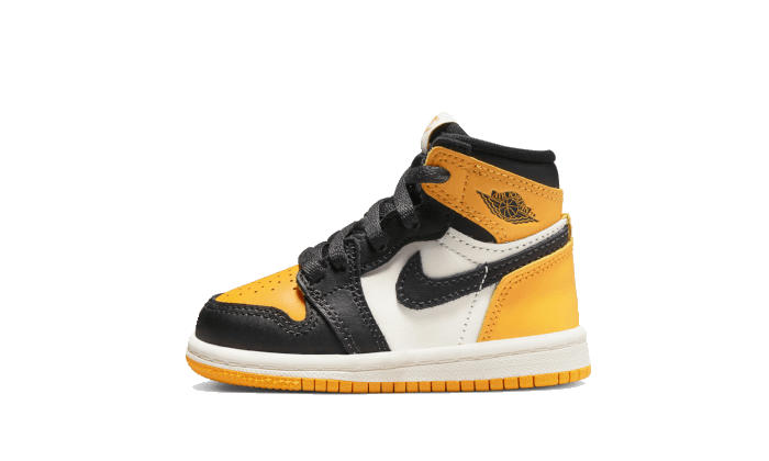 Air Jordan 1 Retro High Og Yellow Toe Bébé (Td) - Jaune