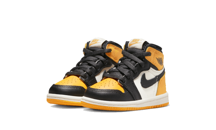 Air Jordan 1 Retro High Og Yellow Toe Bébé (Td) - Jaune
