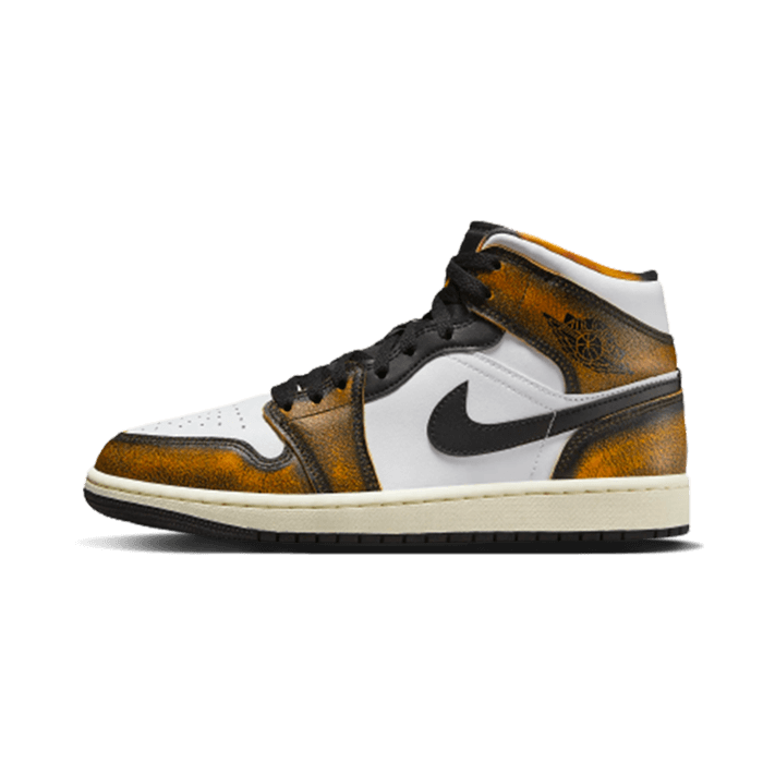 Air Jordan - Sneakers Air Jordan 1 Mid Se Orange Wear-Away - Orange