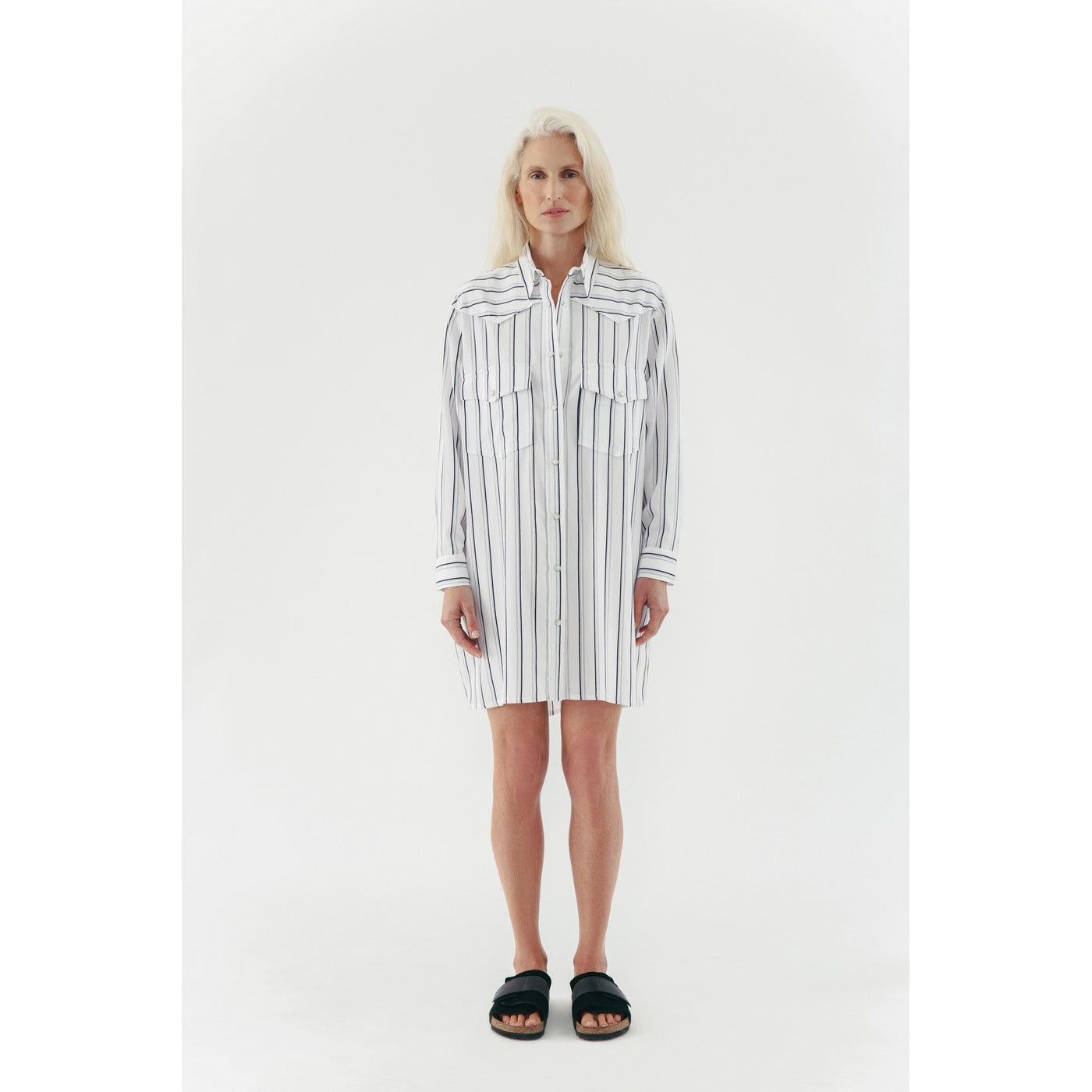 Margaux Lonnberg - Robe Akai - White Stripes