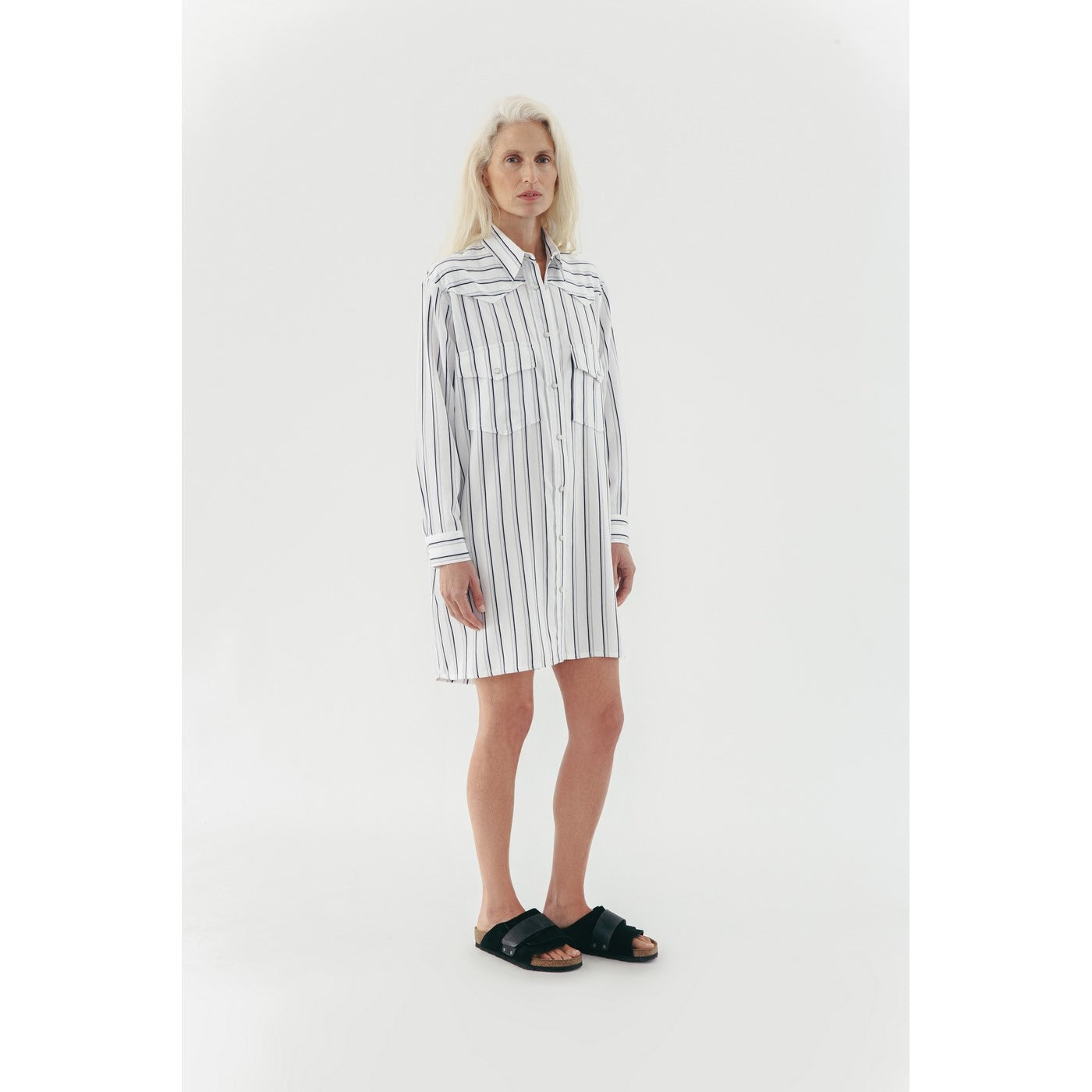 Margaux Lonnberg - Robe Akai - White Stripes