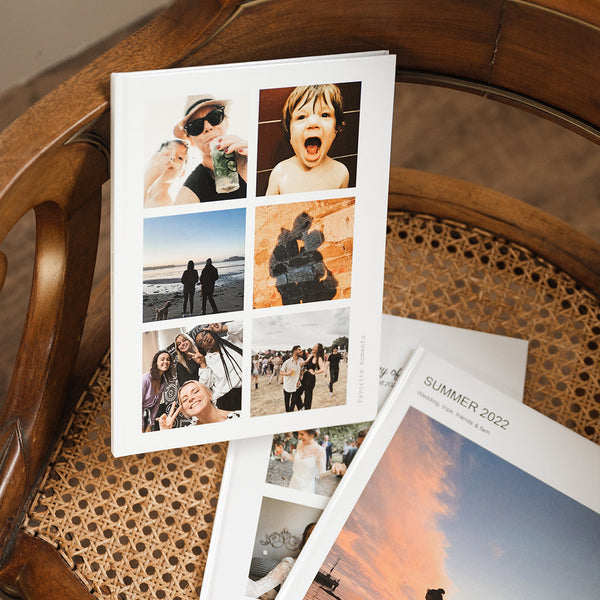 Set of 2 Hardcover Portrait Photo Books