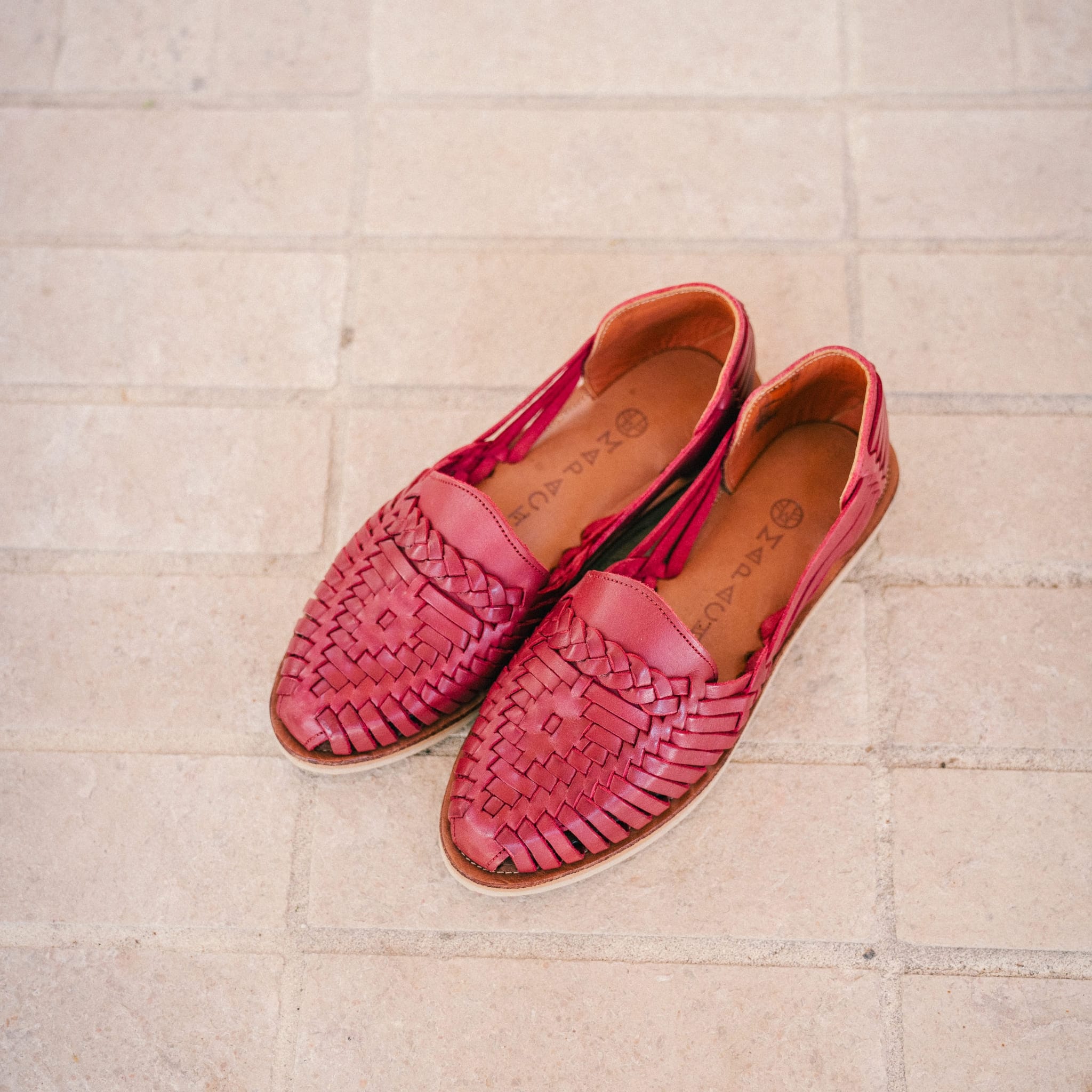 Huaraches Alegre - Rouge