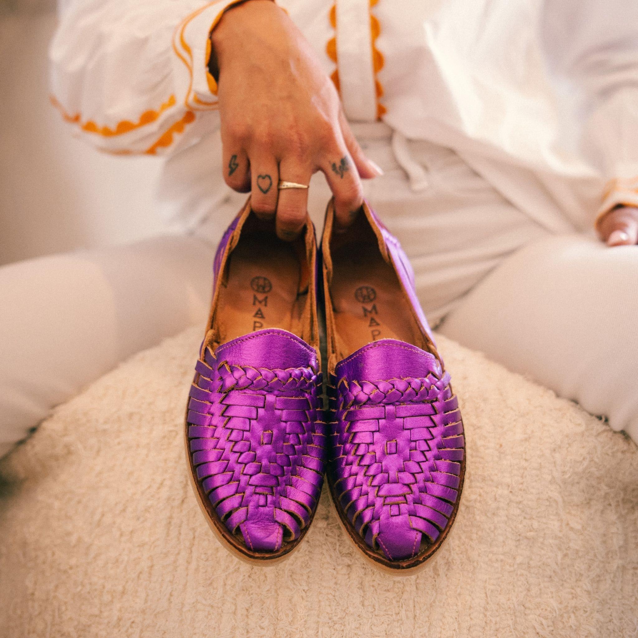 Huaraches Alegre - Violet Flashy