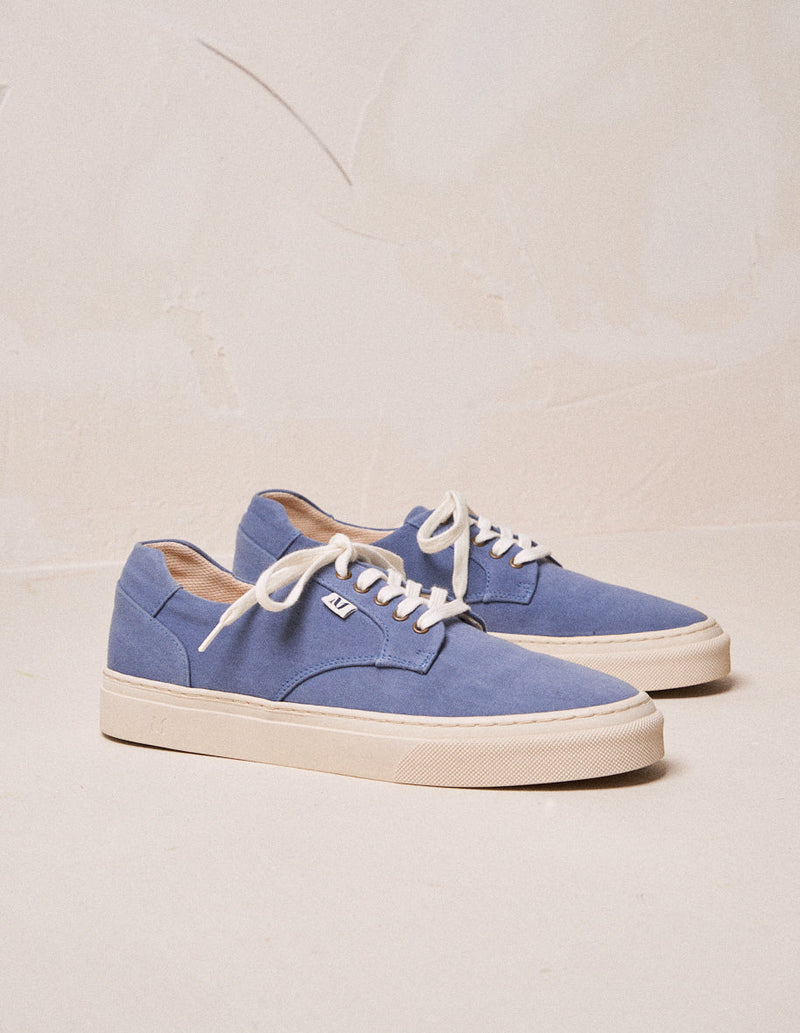 Alexandre Low Sneakers - Toile Blue Grey
