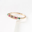 Alliance Rubis Saphir Véritables