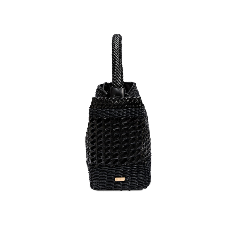 Almeria Black Large Tote Bag