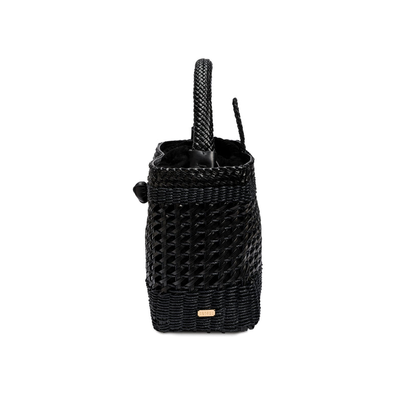 Almeria Black Large Tote Bag