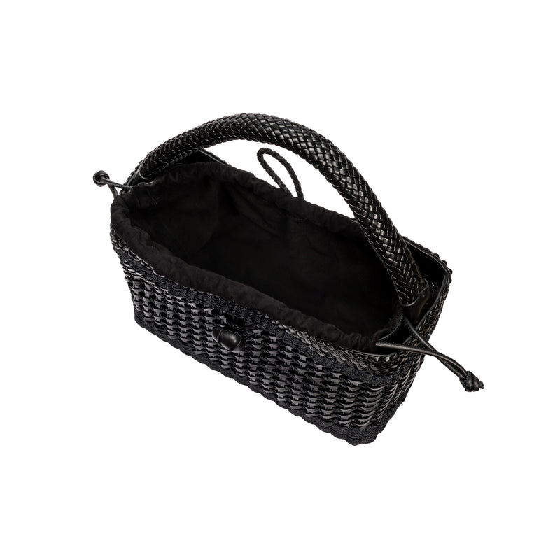 Almeria Black Large Tote Bag