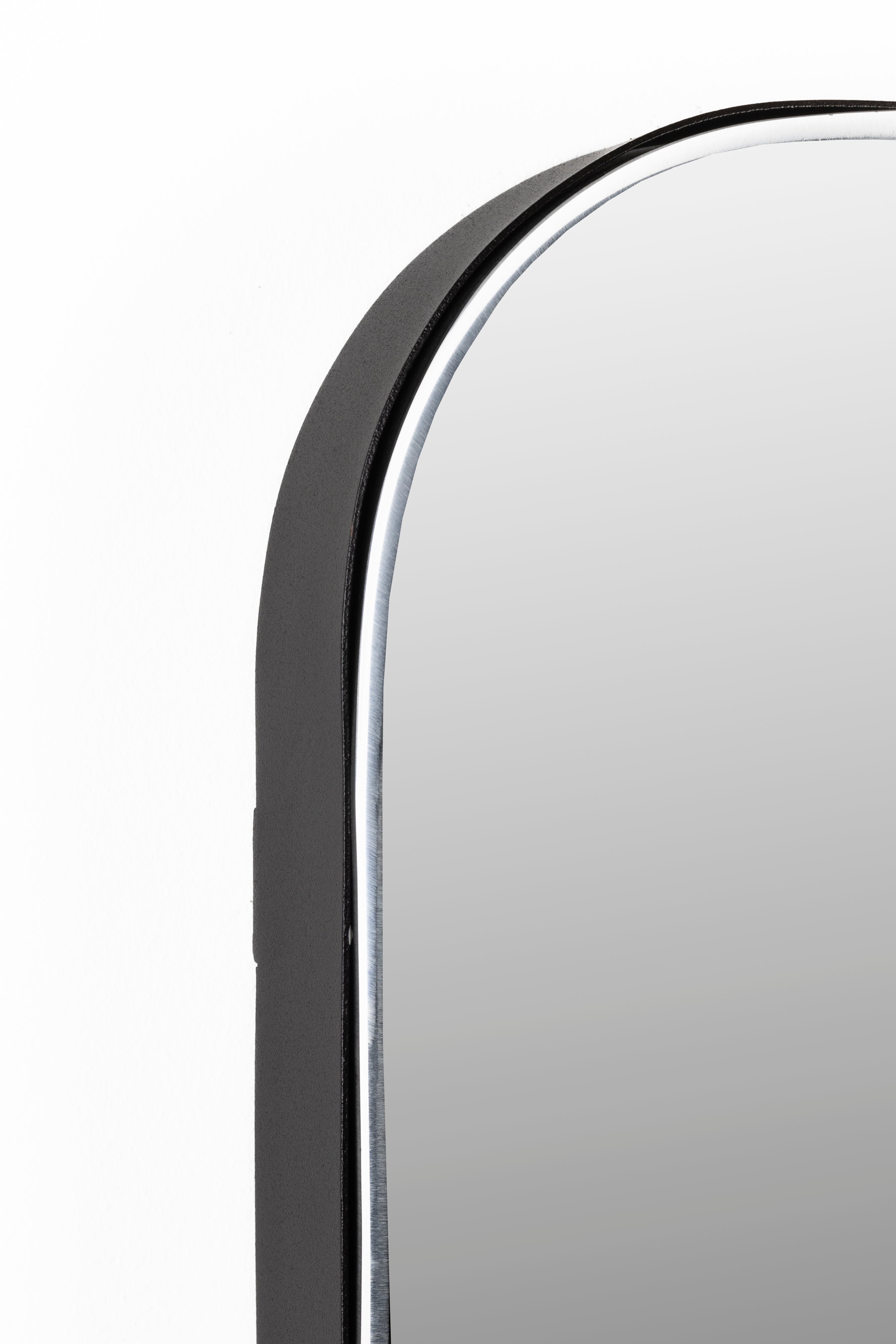 Glamor - Mirror - Iron - Dark Brown