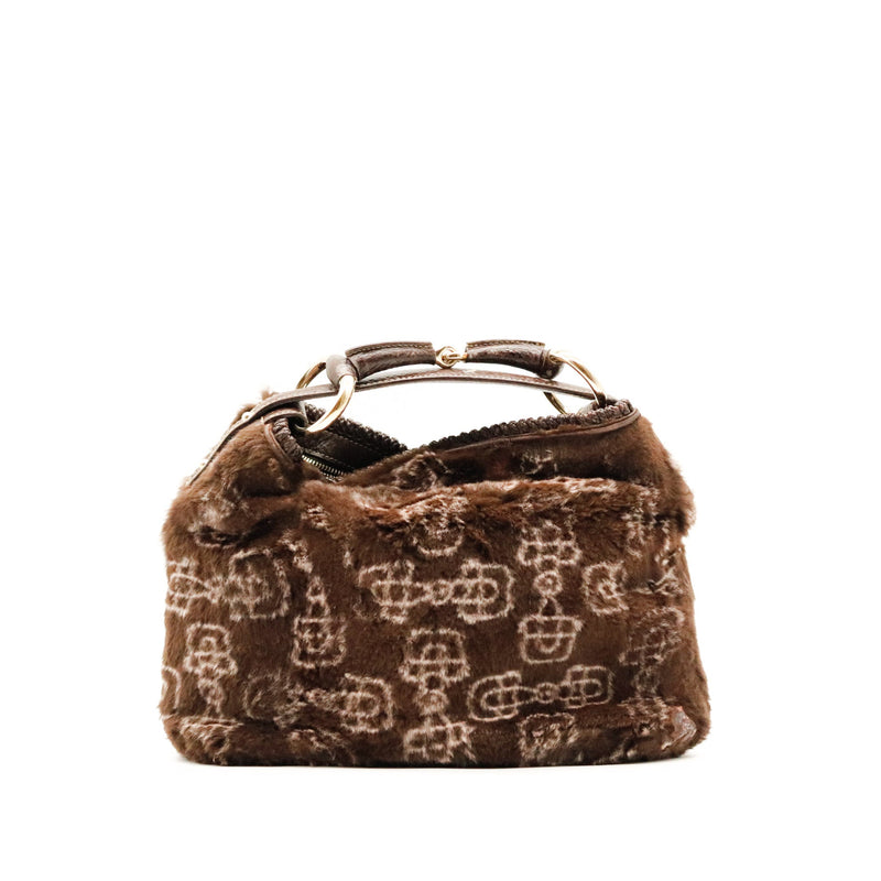 Le Horsebit Fourrure Cuir Gucci