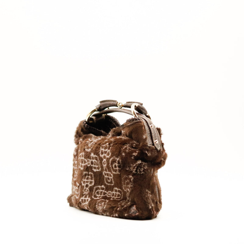 Le Horsebit Fourrure Cuir Gucci