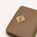 Le Portefeuille Zippé Fendi Diamonds Beige