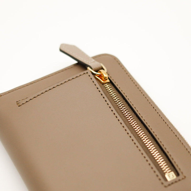 Le Portefeuille Zippé Fendi Diamonds Beige