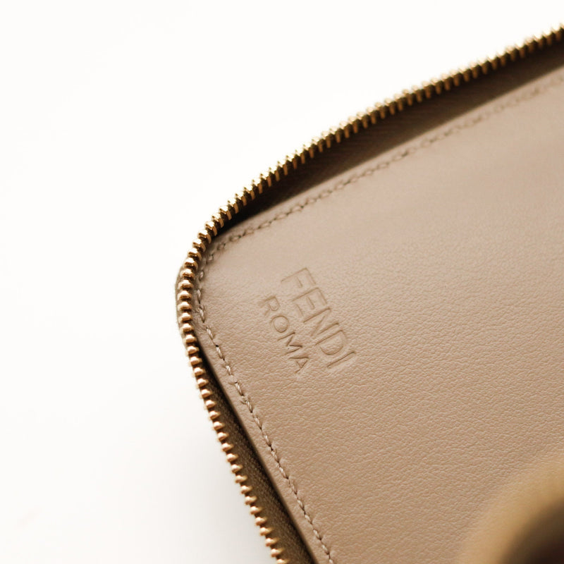Le Portefeuille Zippé Fendi Diamonds Beige