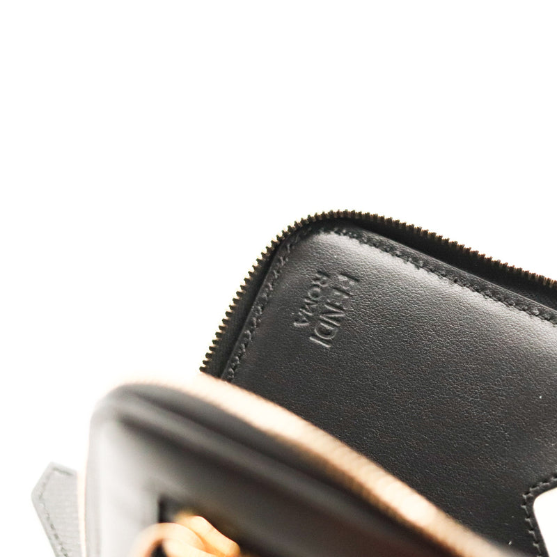 Le Portefeuille Zippé Fendi Diamonds Noir