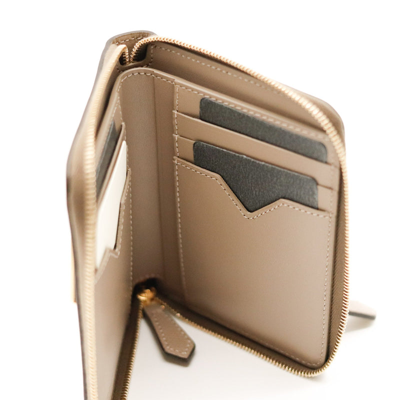 Le Portefeuille Zippé Fendi Diamonds Beige