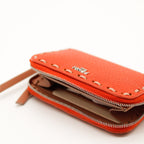 Le Mini Portefeuille Peekaboo Fendi Orange