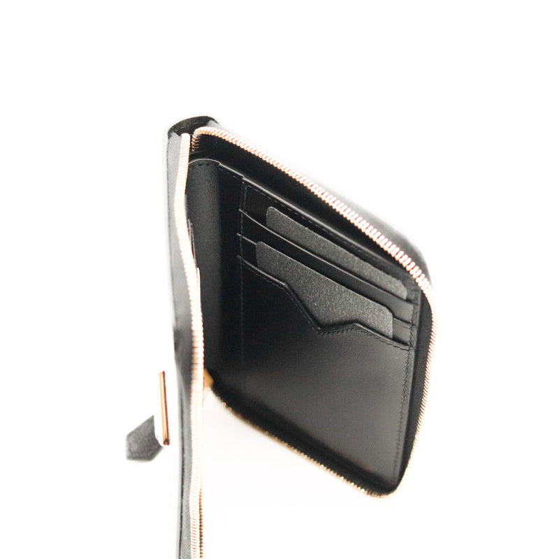 Le Portefeuille Zippé Fendi Diamonds Noir